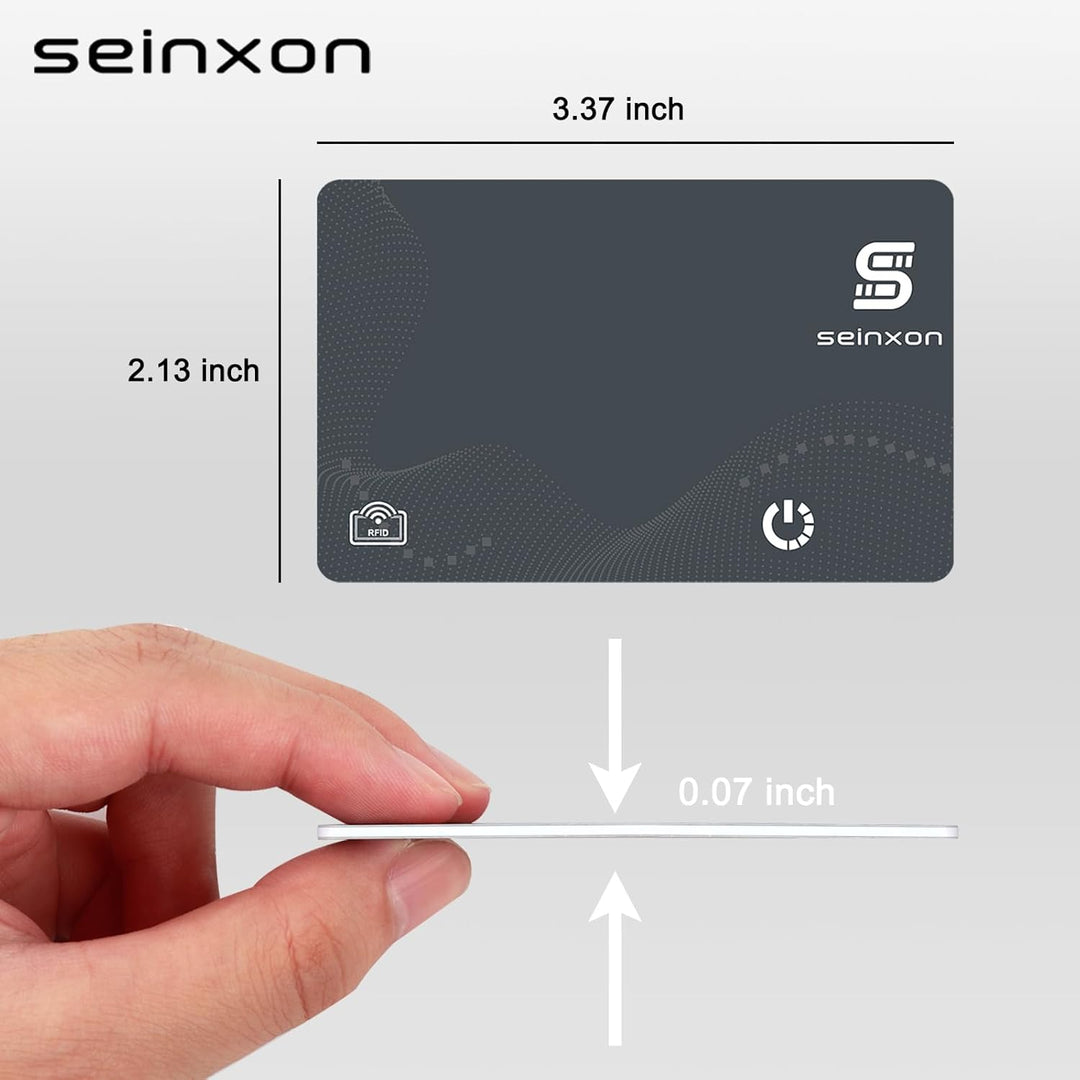 Wallet Finder RFID-Blockierkarte, IP68, Artikel-Tracker mit Ladeclip, Wiederaufladbar funktioniert m