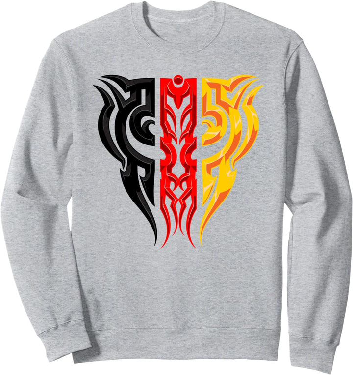 Deutschland Flagge Tribal - Deutsche Fahne Dekoration Sweatshirt