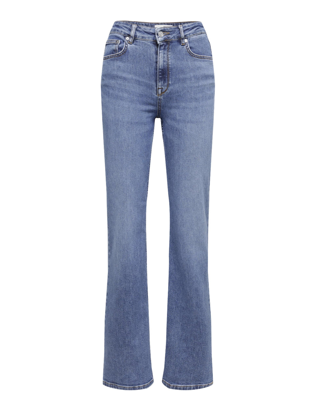 Selected Femme Female High Waist Jeans Mid-Wash 26W / 32L Medium Blue Denim, 26W / 32L Medium Blue D