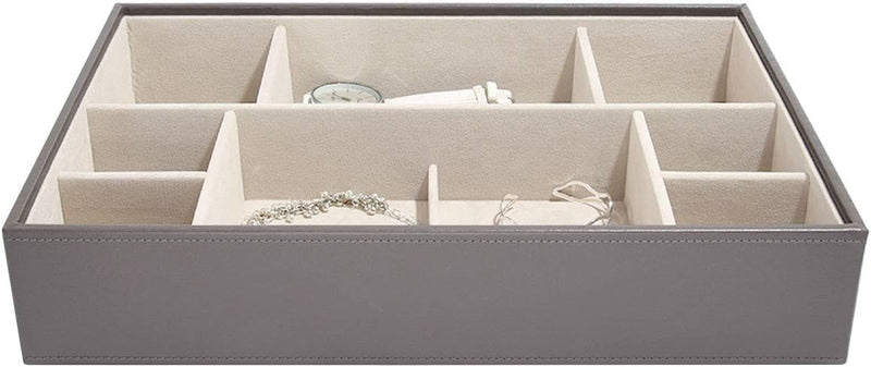 Stackers – Schmuckbox, besonders Tief, 11 Fächer, mink, 36 x 25 x 7 cm, Mink