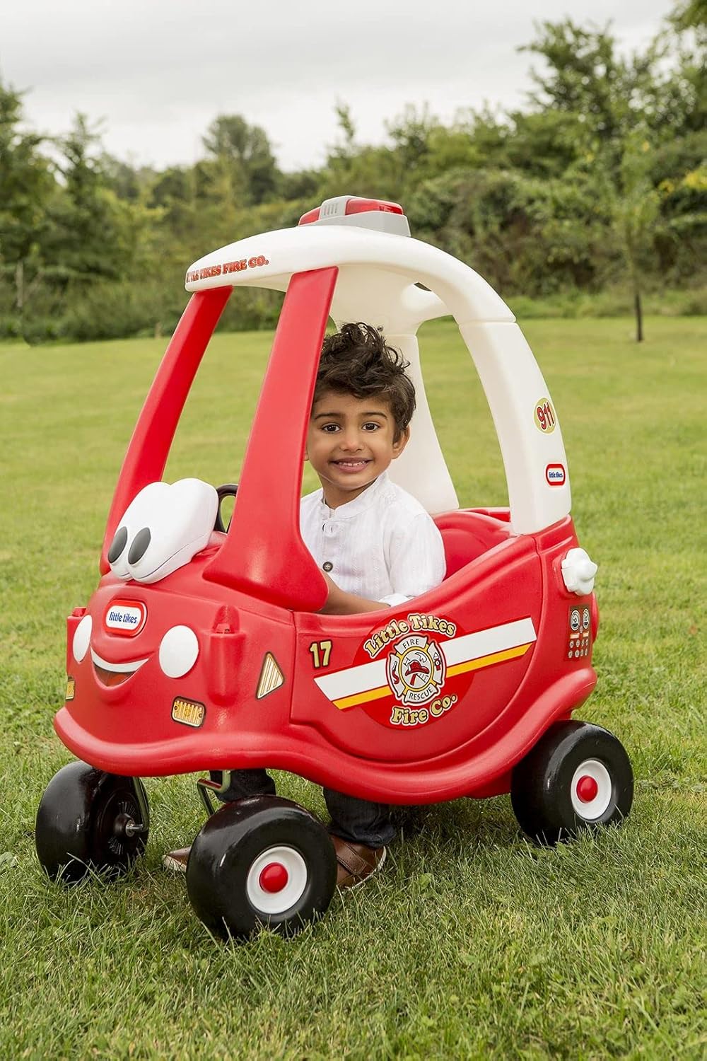 Little Tikes Cozy Coupe Feuerwehrauto - Abenteuer & Rettungswagen für Kleinkinder - fördert kreative