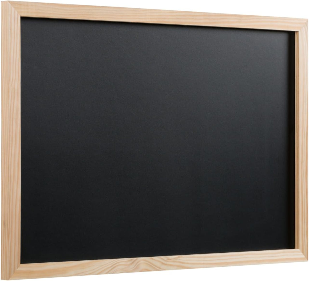Bi-Office, Blackboard Back2Chalk Essentials, Kreidetafel mit Kiefer Rahmen, 60x40cm 60x40cm Kieferra