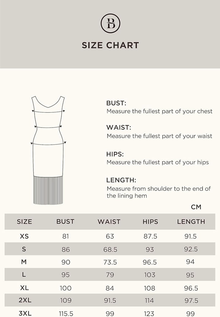 BABEYOND 1920s Kleid Damen Flapper Kleid ohne Ärmel V Ausschnitt Knielang Charleston Kleid Gatsby Mo