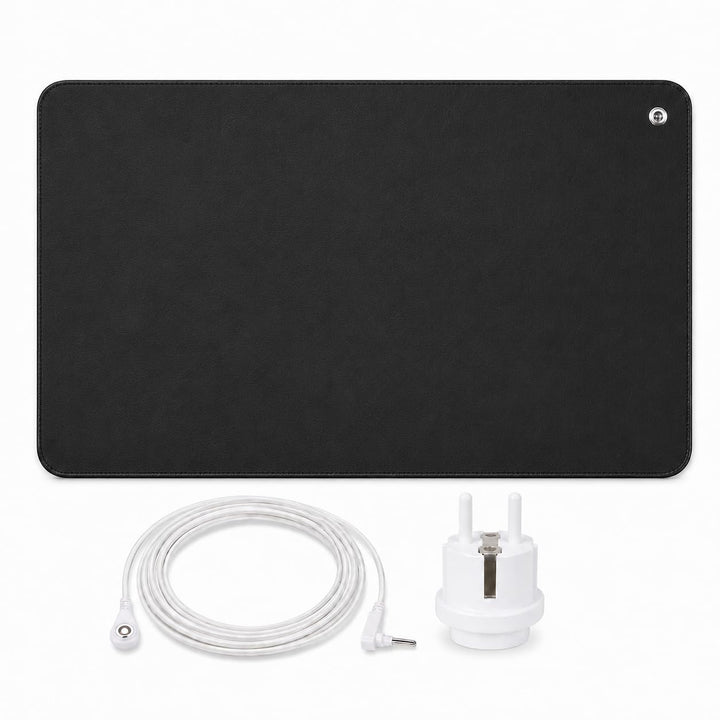 Erdungsmatte für Besseren Schlaf Leitfähige Erdungsmatte Mit 15ft Erdungskabel Universal Pad 46x72cm