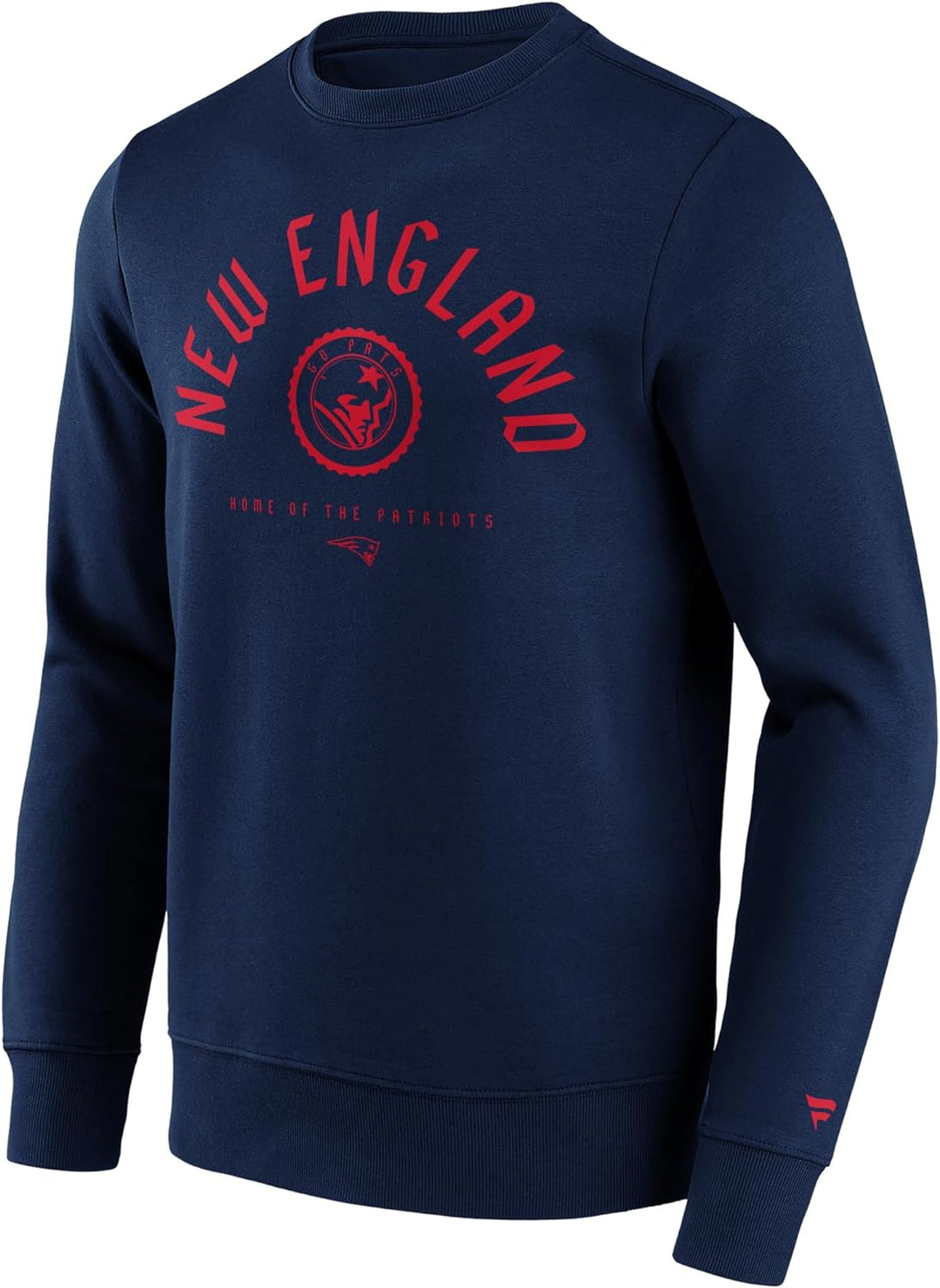 Fanatics New England Patriots Stamp NFL Crew Sweatshirt Navy, L