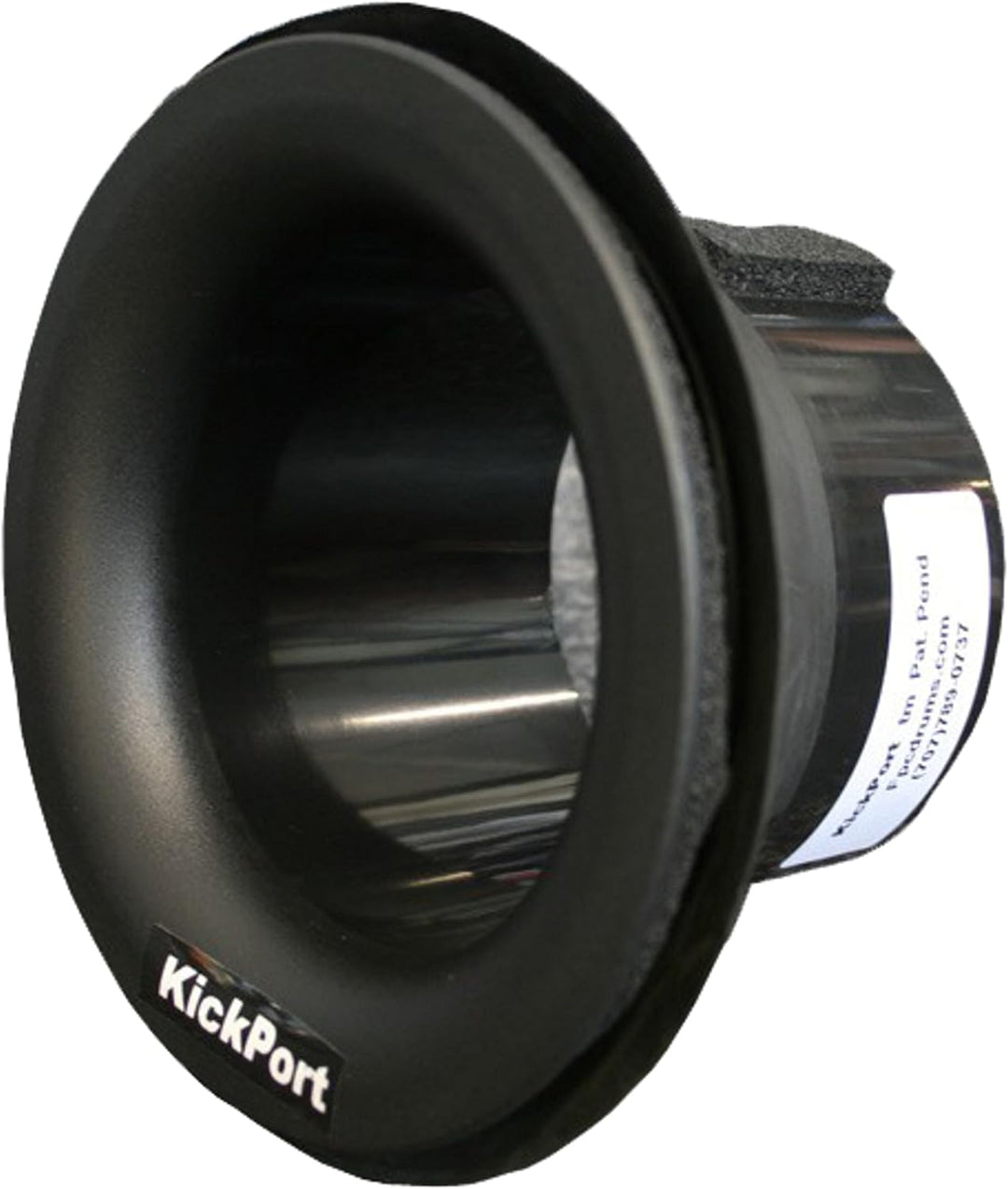 Kickport KP1BK Sound Port für Bass Drum inkl. T-Ring schwarz, schwarz
