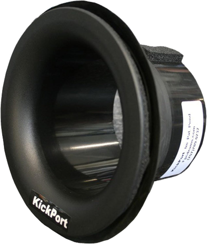 Kickport KP1BK Sound Port für Bass Drum inkl. T-Ring schwarz, schwarz