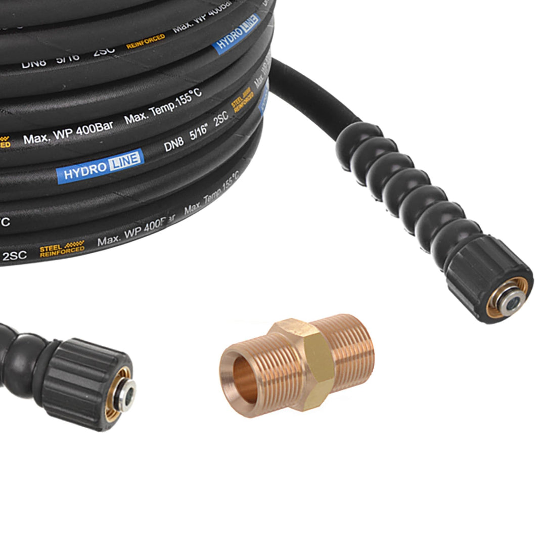 TECHKAR Hochdruckreiniger-Schlauchrohr – Kärcher Verlängerungsschlauch Ersatz – 400bar DN8 Profi M22