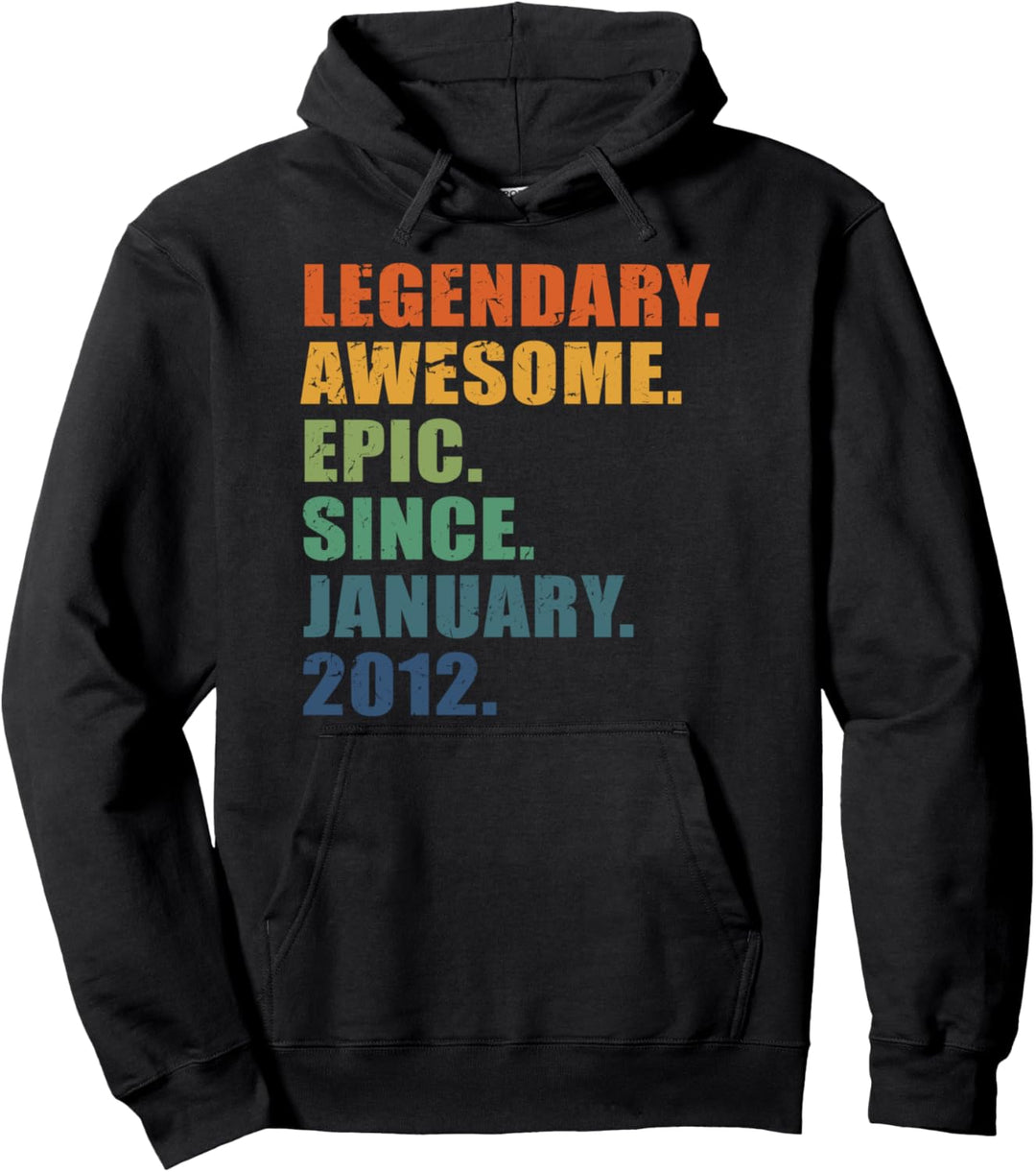 11. Geburtstag, Januar 2012, Jungen und Mädchen, 11. Jahrestag Pullover Hoodie