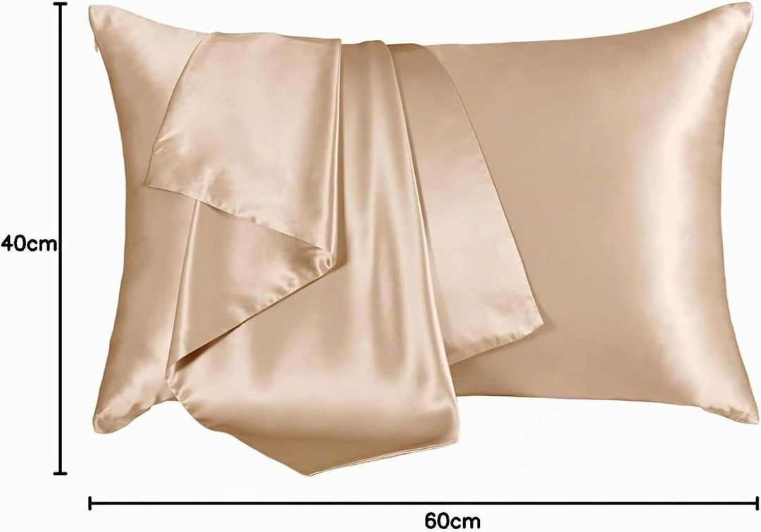 THXSILK Luxus 100% 19 Momme Seide Kissenbezug Kissenhülle mit Reissverschluss - Seide Kissen Bezug -