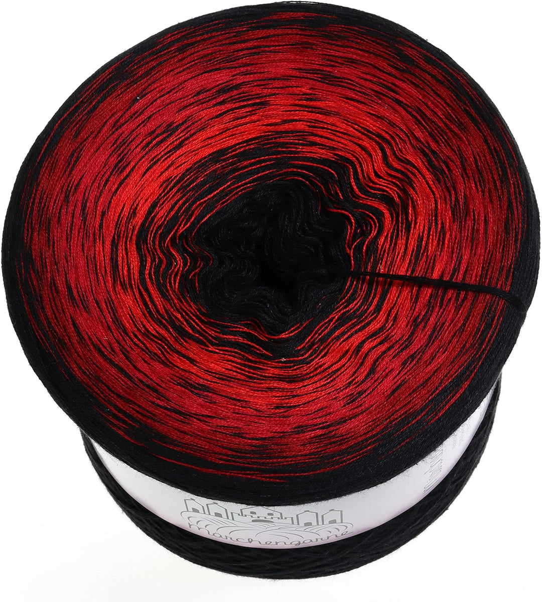 Farbverlaufsgarn Höllenfeuer 400g - 1520m 4 fädig Bobbel Wolle handstrickgarn, Höllenfeuer