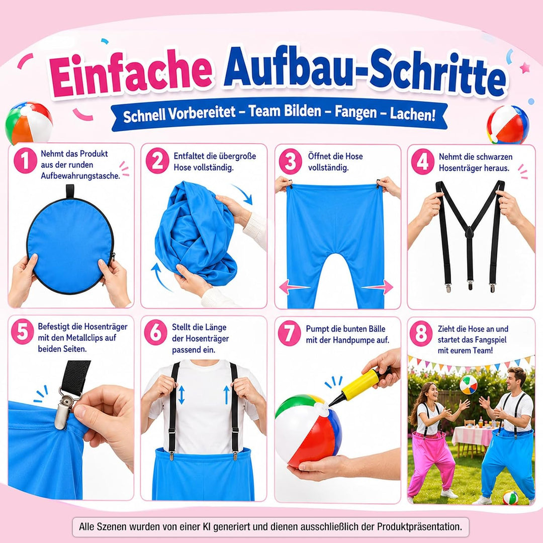 Scettar Granny Pants Wurfspiel Set, 19-teilig für Erwachsene &amp; Kinder