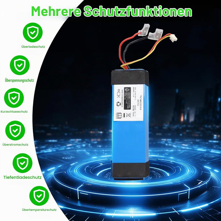 4000mAh Ersatzbatterie Kompatibel mit Tineco iFloor 3, Floor One S3, Floor One S3 Brise Cordless Nas