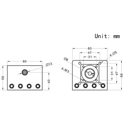 Befenybay 250mm effektive Verfahrlänge Doppelter optischer Achsenführungs-Kugelumlaufspindel SFU1605