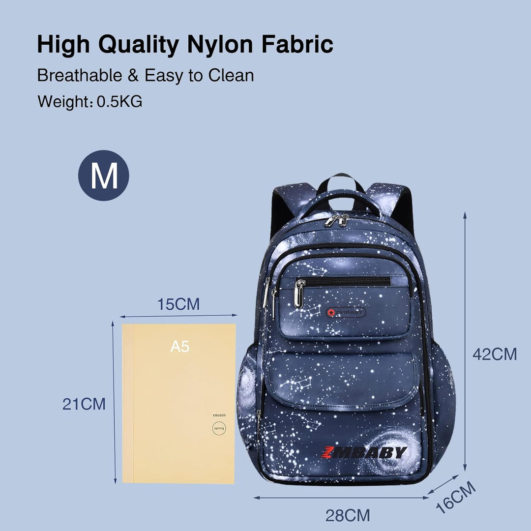 FANDARE Kinderrucksack Schulranzen Mehrfarbig Schultaschen Jungen Mädchen Schulrucksack Schultasche