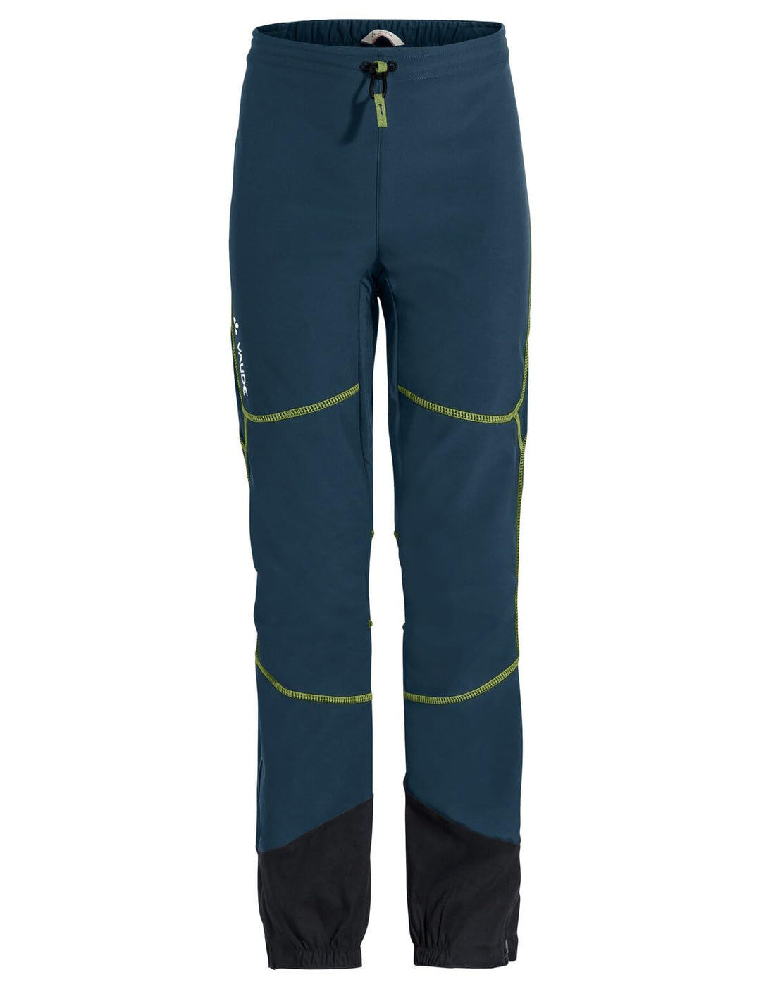 VAUDE Kids Capacida Pants - Softshellhose Kinder 134-140 Dark Sea/Green, 134-140 Dark Sea/Green