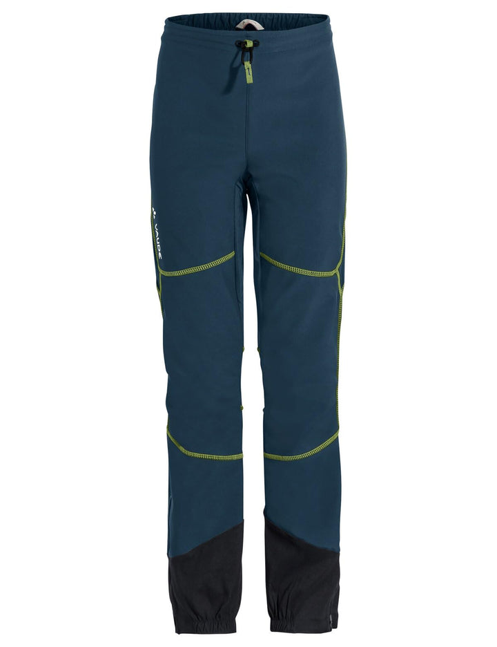 VAUDE Kids Capacida Pants - Softshellhose Kinder 134-140 Dark Sea/Green, 134-140 Dark Sea/Green
