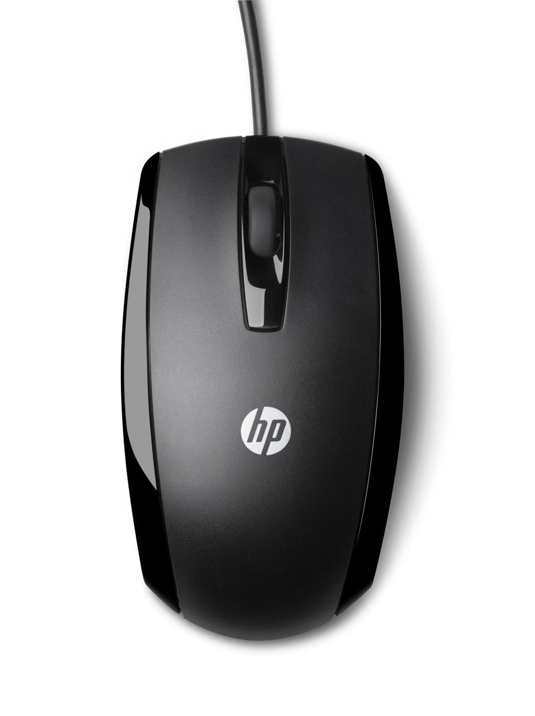 HP X500 Kabelgebundene Maus USB schwarz – 1000 dpi optischer Sensor, 3 Tasten mit Scrollrad, ergonom