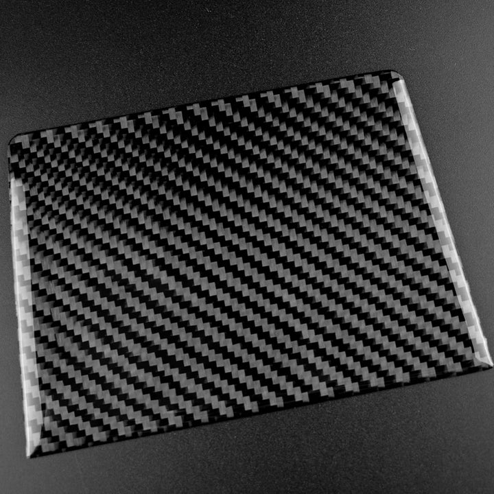 KUNGKIC Kohlefaser Aufbewahrungsbox Panel Auto-Aschenbecher Rahmen Abdeckung für Volkswagen VW Golf