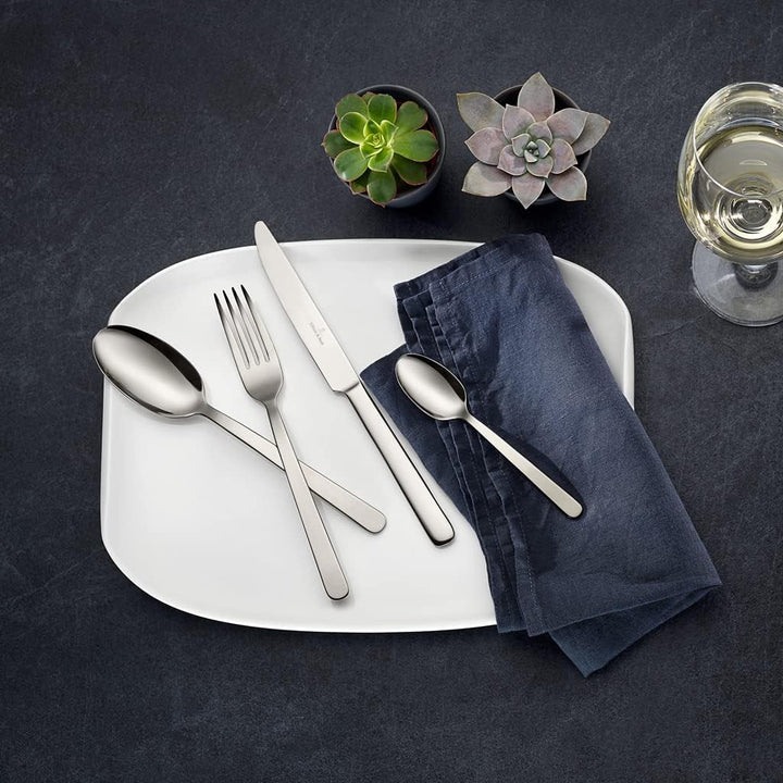 Villeroy & Boch – Louis Tafelbesteck 24 teilig für 6 Personen, spülmaschinenfest, rostfrei, Besteck