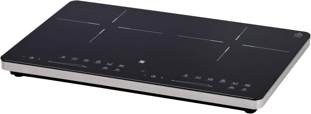 WMF Kult X Doppel- Induktionskochfeld, Kochplatte bis 28 cm, 3500 W & Devil Pfannenset 2-teilig, Bra