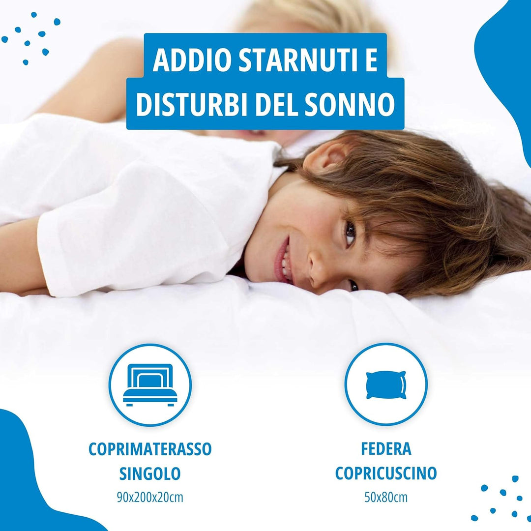 Allergosystem Cloud Travel Sets, Polyester, Keine Angabe, 90x200x20cm, 90x200x20cm