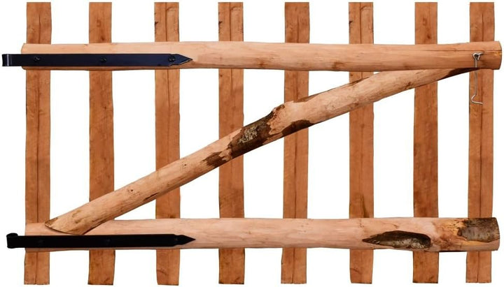 Tidyard Holz Gartentor Zauntor Einflügelig Gartentür Zauntür Einflügeltor Gartenpforte Holztor Imprä