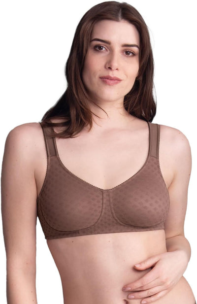 Anita Care Lisa 5726X Women's Non-Padded Non-Wired Mastectomy Full Cup Bra 75A Truffle