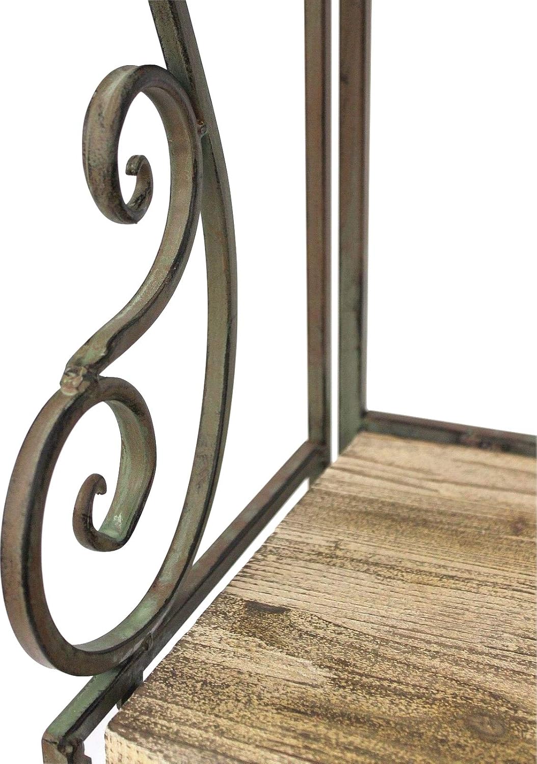 DanDiBo Regal Standregal 12060 aus Metall und Holz 150 cm Bücherregal Badregal Küchenregal