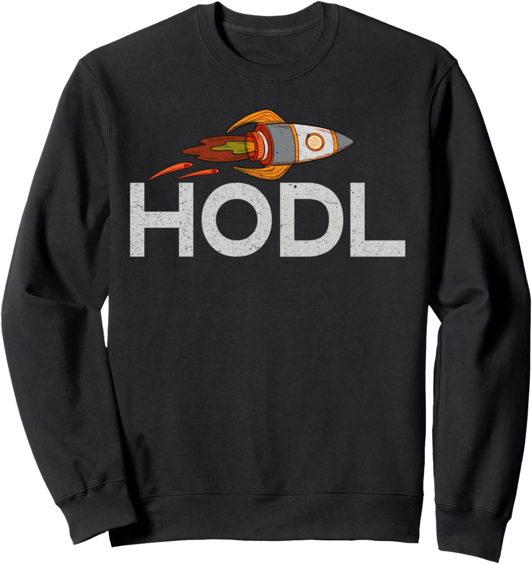 Hodl Rakete Bitcoin Trader Investment Kryptowährung Geschenk Sweatshirt