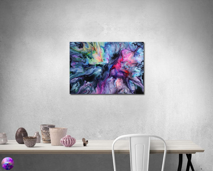 Original Gemälde Abstrakte Malerei - moderne hochglanz Wandbilder - Resin Art Kunst Bild Harz Unikat
