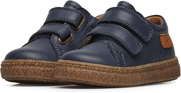 Naturino Carex VL-Sneaker aus gebürstetem Nappalede-Hellblau 20 EU Blau, 20 EU Blau