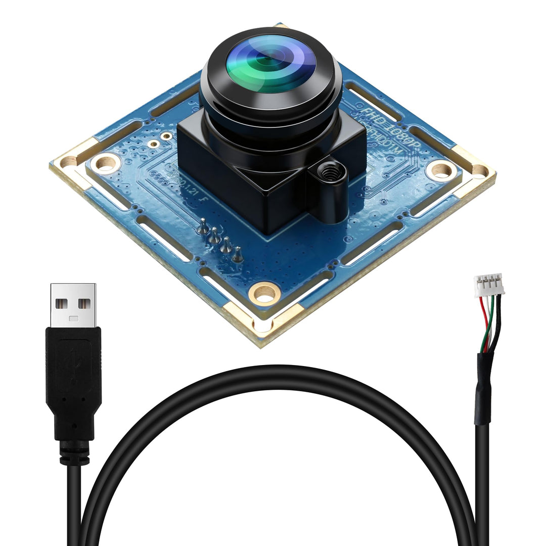 1080P Full HD Fisheye USB Kameramodul,180 Grad Weitwinkel objektiv, 1080P 30 fps/720P 60 fps/480 100