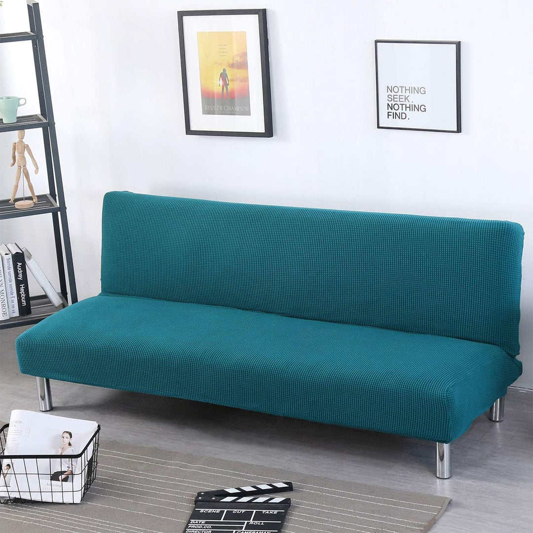 PETCUTE Sofabezug ohne armlehne schlafsofa bezug ohne armlehne futonbezug Stretch sofahusse ohne arm