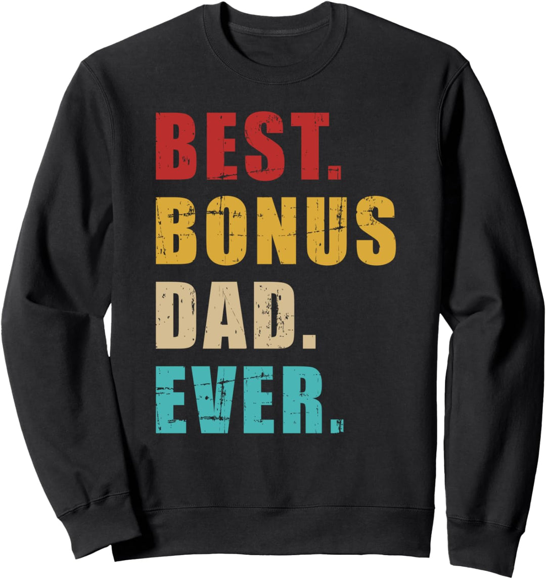 Bester Bonus Papa vintage retro Sweatshirt