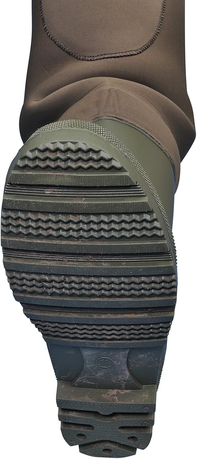 Shakespeare Sigma - wasserdichte Neopren Wathose mit Stollenstiefel für Männer und Frauen – zum Wate