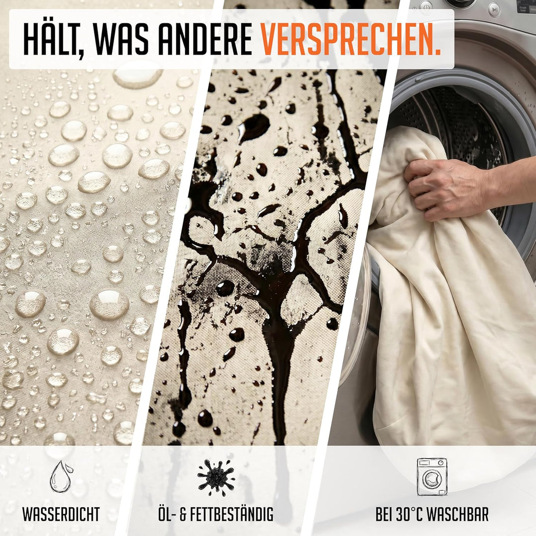 LIONSTRONG® Autositzschoner Vordersitz universell kompatibel [WASSERDICHT] - Autositzbezüge Vordersi