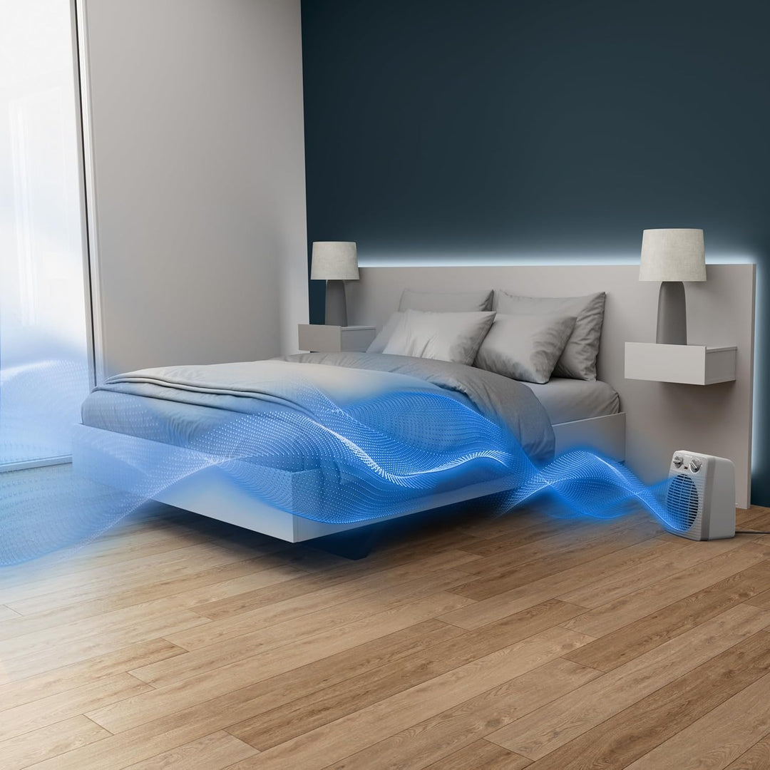 Rowenta Compact Power Heizlüfter, 2 Leistungsstufen, kompakte Abmessungen, Thermostat, Kühlstufe, Tr