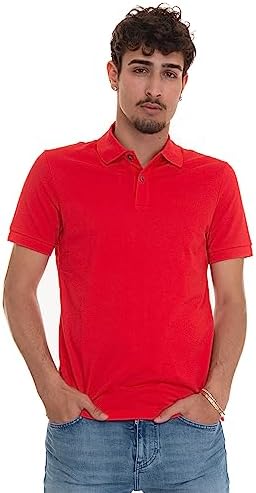 Pallas Poloshirt Aus Baumwoll-piqué Mit Logo-Details S Rot Sieben, S Rot Sieben