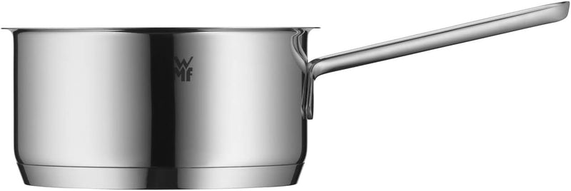 WMF Aparto Stielkasserolle klein 16cm ohne Deckel,1,4l, Milchtopf, Induktionsgeeignet, Cromargan Ede