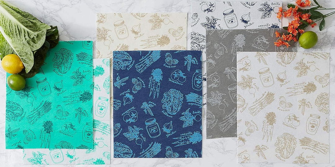 DII Kühlschrankfolien-Kollektion, Nicht klebend, zuschneidbar, nautisches blau, 30,5 x 61 cm, 6 Stüc
