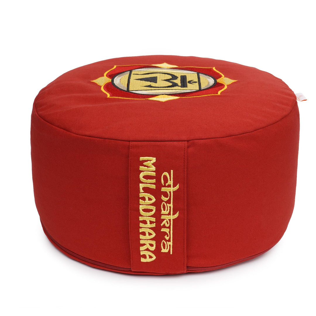Yogabox Meditationskissen Glückssitz® Chakra, rot, Rot