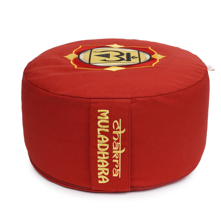 Yogabox Meditationskissen Glückssitz® Chakra, rot, Rot