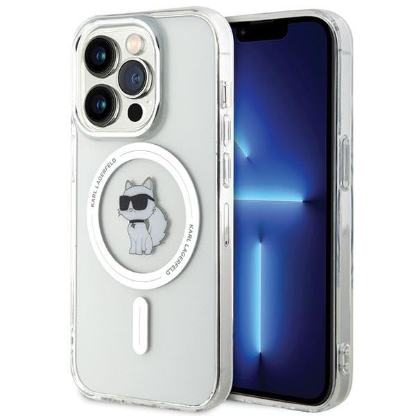 KARL LAGERFELD KLHMP15LHFCCNOT Hülle für iPhone 15 Pro 6.1" transparent hardcase IML Choupette