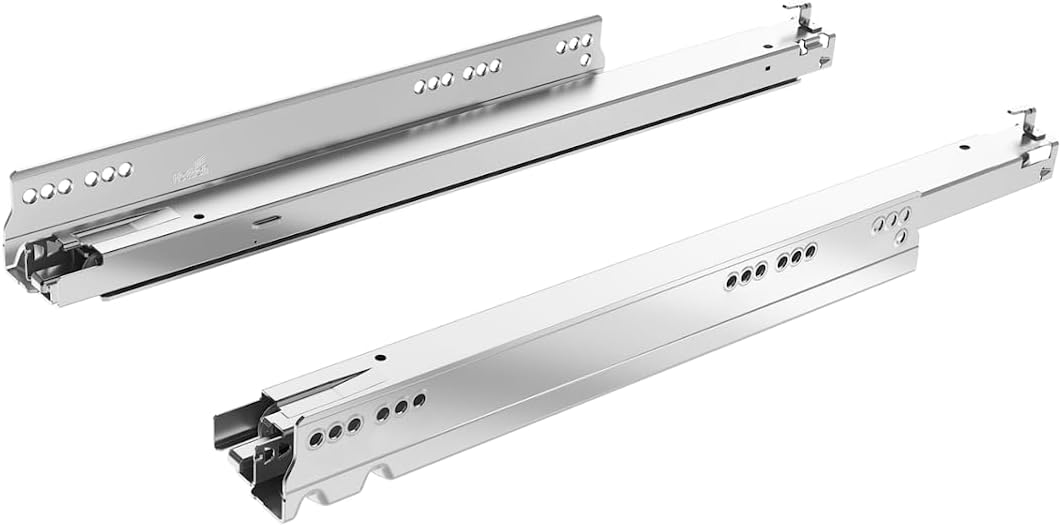 HETTICH 9257006 Actro You Auszugsführung Vollauszug mit Silent System (Schubladendämpfer), Tragkraft
