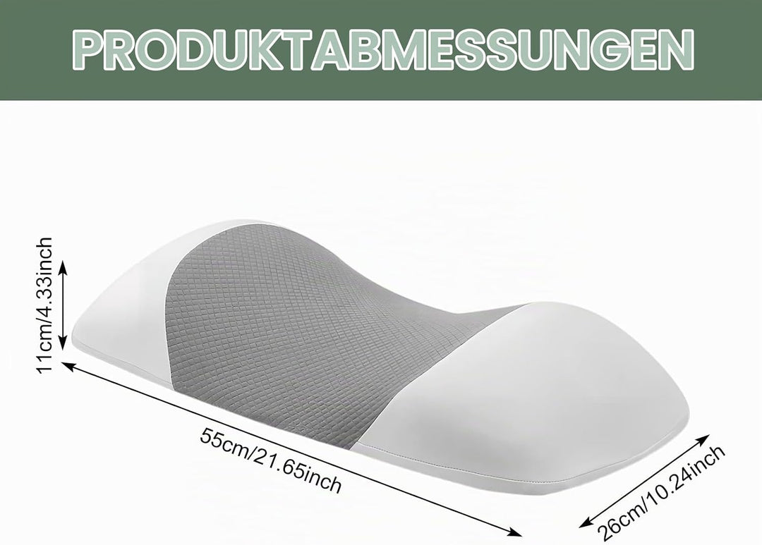 Ergonomisches Lendenkissen für Bett &amp; Sofa – Orthopädisches Lordosekissen zur Entlastung der Lendenw