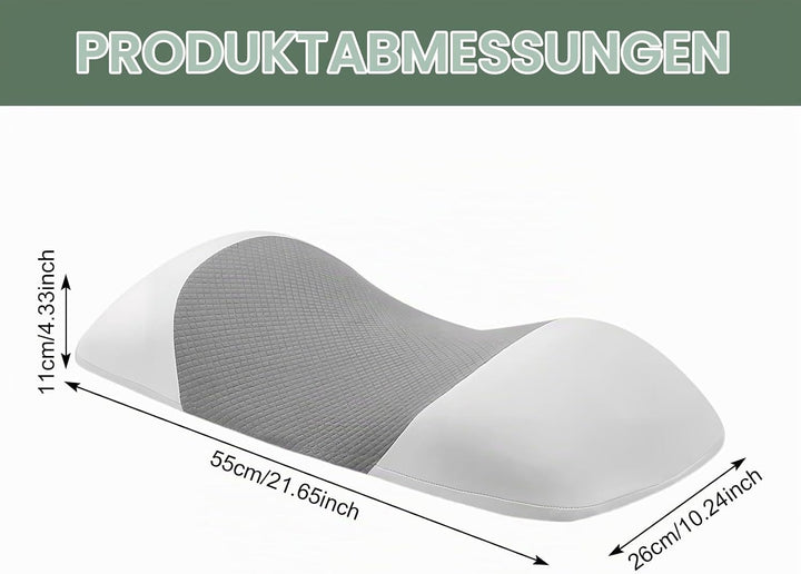 Ergonomisches Lendenkissen für Bett &amp; Sofa – Orthopädisches Lordosekissen zur Entlastung der Lendenw