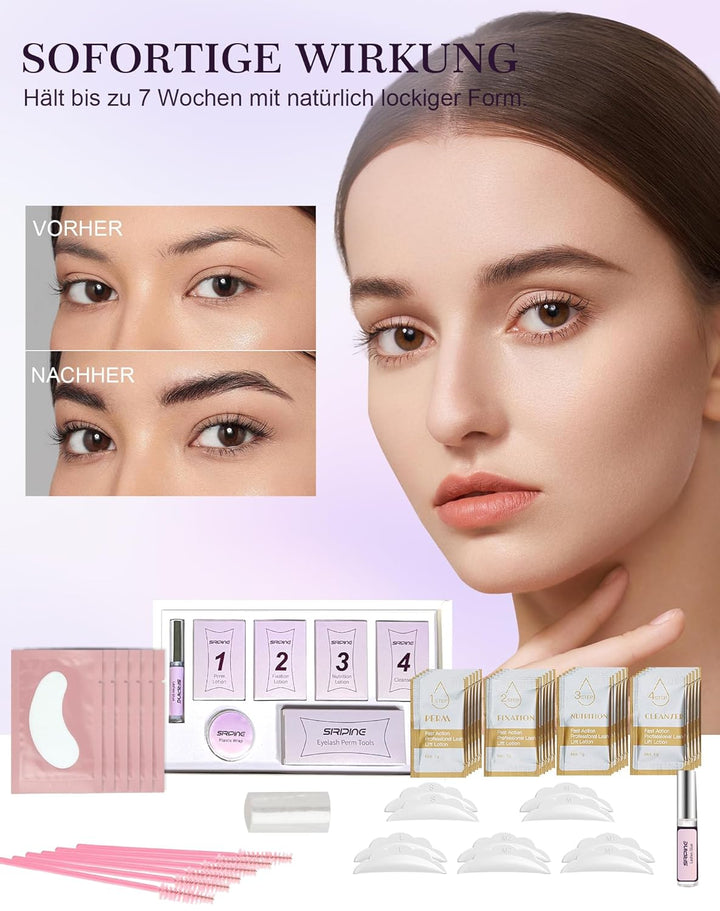 Wimpernlifting Set, 5 Sets Aktualisiertes Lash Lifting Set Professionell, Natürliche Locke Lash Lift