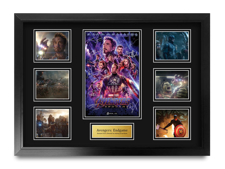 HWC Trading Avengers Endgame Robert Downey Jr Geschenke Geducktes Signiertes Autogramm Präsentations
