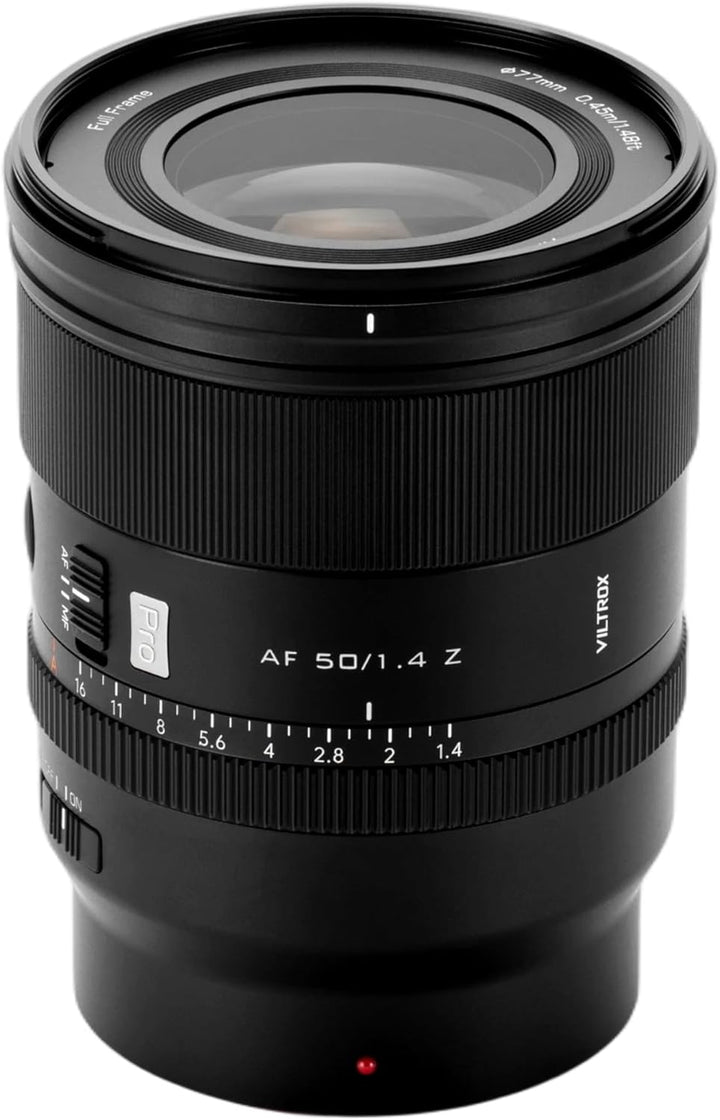 VILTROX 50mm F1.4 Pro Z, AF 50mm f1.4 Z Mount Objektiv für Nikon, Autofokus Objektiv mit grosser Ble